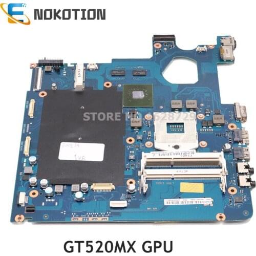 NOKOTION For SAMSUNG NP-NP300E7A NP300E7A laptop motherboard HM65 GT520M GPU BA92-09238A BA92-09238B BA41-01751A BA41-01750A