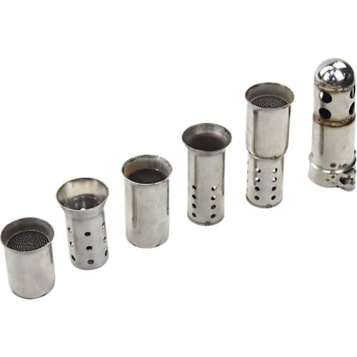 Silp on 38-61mm Motorcycle Removable DB Killer System Modified Sainless Steel Exhaust Muffller Pipe Silencer System