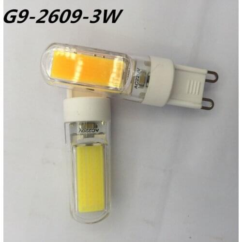 5PCS AC220V G9 LED Bulb 2W 5W Dimmable LED Bulb G9 Silicon Gel LED Spotlight Replace Halogen Lamp Chandelier Crystal Light