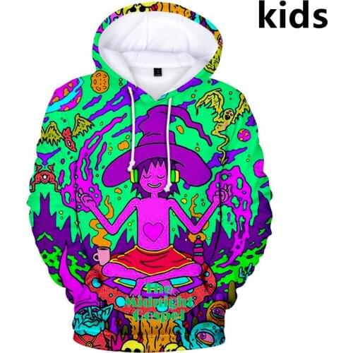 3 to 14 kids hoodie Stranger Things 3d printed sweatshirt boys girls long sleeve harajuku funny Jacket coat children clothes