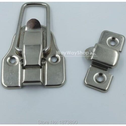 50 Sets Toggle Case Catch Latch Trunk for Drawbolt Closure Box Bag Nickle