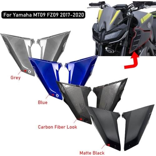MT09 FZ09 Side Tank Fairing Air Intake Cover Modified Shaft Cover For Yamaha MT-09 FZ-09 MT FZ 09 2017 2018 2019 2020 Parts