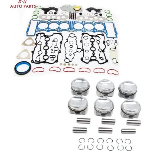 For Audi A4 A5 A6 A7 A8 Q5 Q7 SQ5 VW Touareg 3.0 TFSI 2995cc V6 DOHC Supercharged GAS Engine Overhaul Rebuilding Kit 06E107065DM