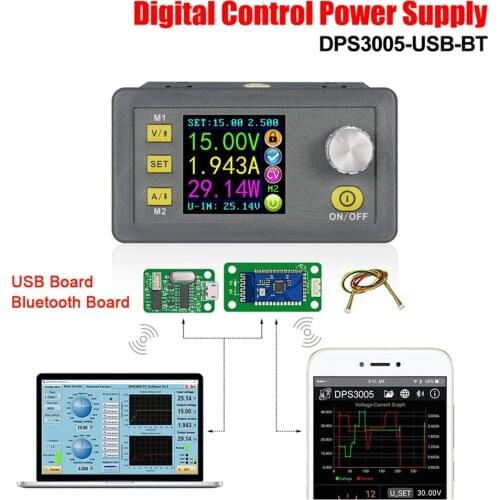 DPS3005 DC-DC Constant Voltage Current Step Down Power Supply Module USB/Bluetooth Communication Board Buck Voltage Converter