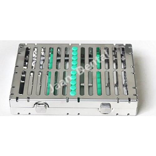 1XDental Equipments & Accessories Stainless Steel Dental disinfection box Instrument disinfection box (10pcs instruments loaded)