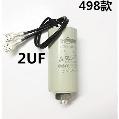 Refrigerator Parts Capacitor 2UF 3UF 4UF with screw nut