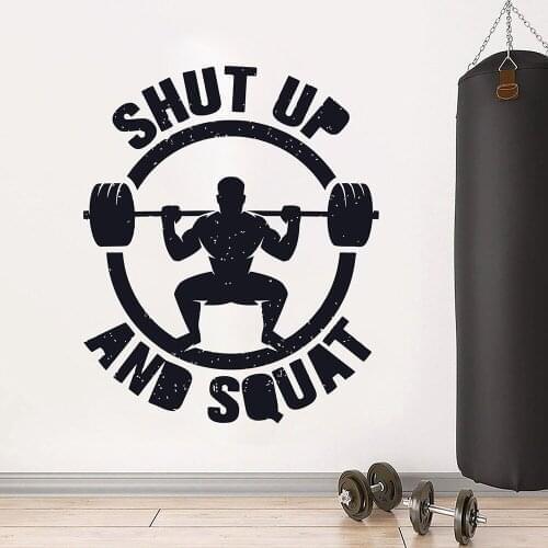 Hot GYM Removable Art Vinyl Wall Stickers For Kids Room Living Room Home Decor Vinyl Decals