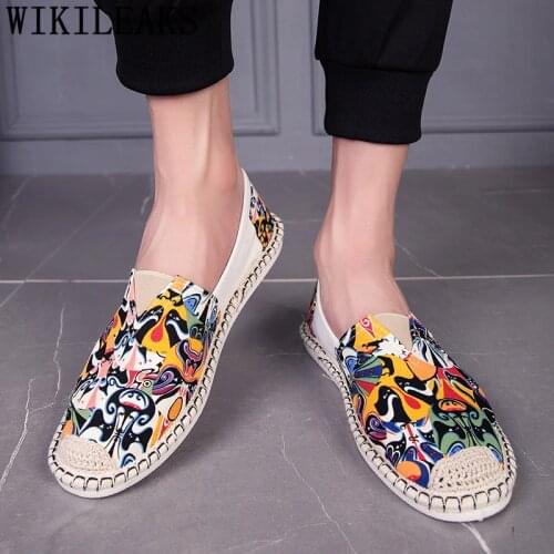 Loafers Canvas Shoes Men Fashion Shoes 2020 Men Espadrilles Men Hip Hop Shoes Zapatillas Hombre Casual Chaussures Homme Luxe