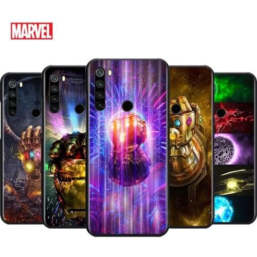 Marvel Infinite Gloves For Xiaomi Redmi Note 4 4X 5 5A 6 7 8 8T 7S 9S 9T 10 10S 5G Pro Prime Max Balck Soft Phone Case