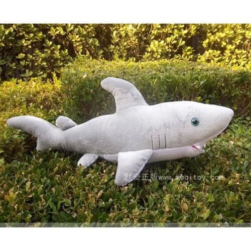 Stuffed animal 60cm gray shark plush toy doll high quality gift present w1158