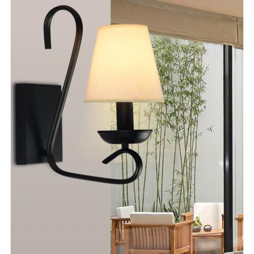 New Chinese style wall Lamps modern simple atmosphere classical living room lamp bedroom hotel engineering hall light LU818371