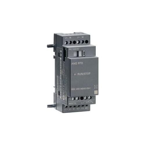 NEW 6ED1055-1MD00-0BA1 Simatic LOGO! AM2 RDT, 2AI, -50~+200 DECR/C PT100/1000 PLC Logic Module Controller