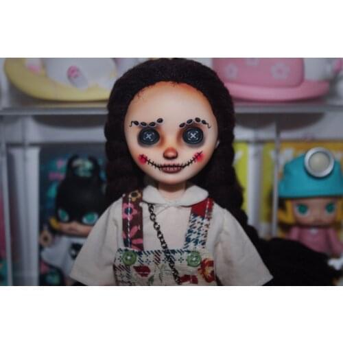 DIY face painted 30CM cartoon plastic dolls NO clothes included Nude doll