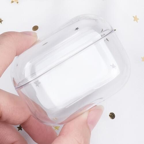 Clear Wireless Earphone Cover For Apple AirPods 1 2 Pro Hard PC Transparent PC Bluetooth Box For Air Pods 2 1 Protective Case