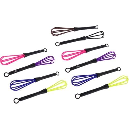 10 Pieces Salon Hairstyling Hair Dye Cream Whisk Mixer Barber Stirrer Random Color