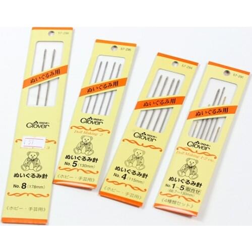 Japanese Clover tools, doll making, hand stitches 57-291/294/295/298