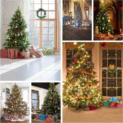 Yeele Christmas Tree 20 Chioces Photography Backdrops Dolls Gift Photographic Studio Photo Background Birthday Decorations Prop
