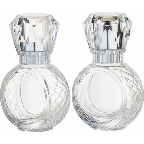 10ml Round Glass Essential Oil Roller Ball Bottles Travel High Quality Mini Refillable Perfume Bottle Empty Cosmetic Container