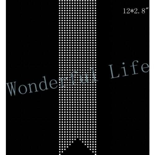 Free Shipping dots very shining strips cheer bow for bow rhinestone Iron On bling transfer with hot design dot for clothing