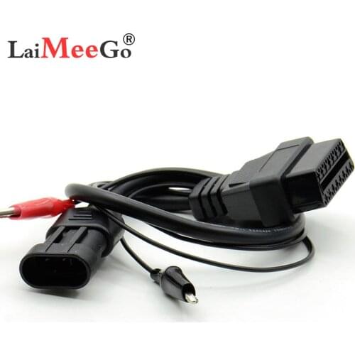 Adapter cable For Fiat for Lancia for Alfa Romeo 3 Pin 3Pin Male to OBD OBD2 OBDII DLC 16 Pin 16Pin Female Car Diagnostic Tool