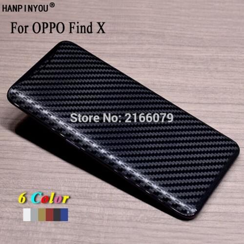 For OPPO Find X FindX 6.42" New Rear Back Cover Decal Skin 3D Carbon Fiber Phone Matte Protective Sticker Film Guard