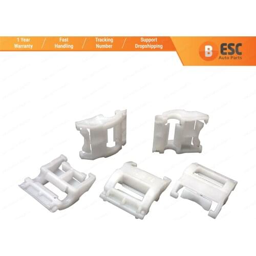 10 Pieces Side Moulding Clip White For Renault 7703077256