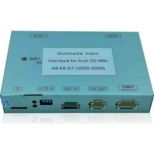 Multimedia Video Interface for Audi A6 A8 Q7 MMI 2G with parking guidelines