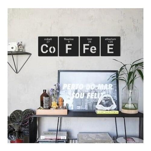 Quartet 3d Wall Plaque Large Iron Wall Decoration Metal Wall Frame Living Room Big Picture frame Set For Living Room Bar Decor