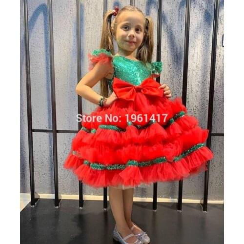 Toddler Girl Dress Newborn Dress Christening Gown Baby Dress 1 Year Birthday Party Dress Floral Bow Kid Dresses Vestido Infantil