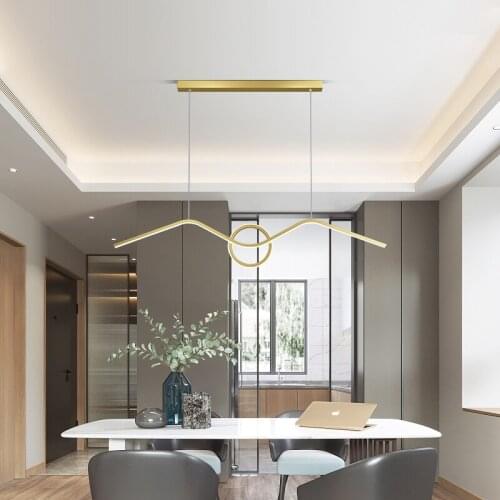 Rectangle Modern Led Pendant Lamps for Living Room Restaurant Bedroom Decorative Pendant Light Lamparas AC85-260V remote control
