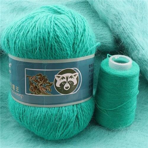 10PCS 50+20g/set Long Plush Mink Yarn Fine Quality Knitting wool Thread For Cardigan Scarf Suitable Angora rabbit hair