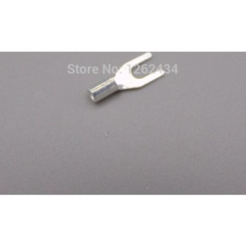 UT2.5-4 cold-press terminal wiring nose insert ear Bare forked end Copper nose joint