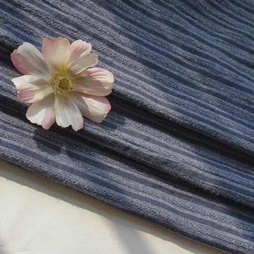 Vertical Stripe Fabric Cotton Retro Skirt Pajamas Garments Decoration Cloth DIY Sewing Fabric Handcraft Making Material