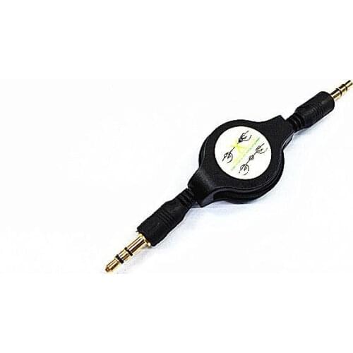 Retractable 3.5 mm Male To Male Adapter Audio Line 80cm Extension Cable
