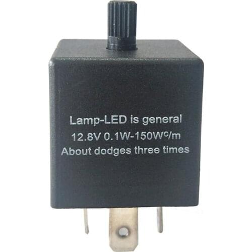 High Quality Adjustable 3 Pin LED Electronic Flasher Relay 3 Pin LED Automotive Electronic Flash Relay Car Relay CF14 JL-02