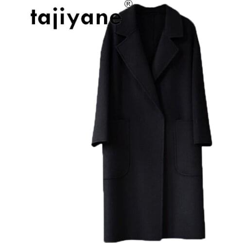 Womens 2021 Winter Coats High Quality Women 100% Wool Jackets Female Double-sided Woolen Coat Casaco Feminino TN1625