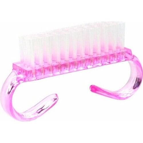 1pcs Hot Sale Small Cleaning Plastic Bush Salon Manicure Tools Nail Art Bushes for Remover Dust Scrubbing Accessory