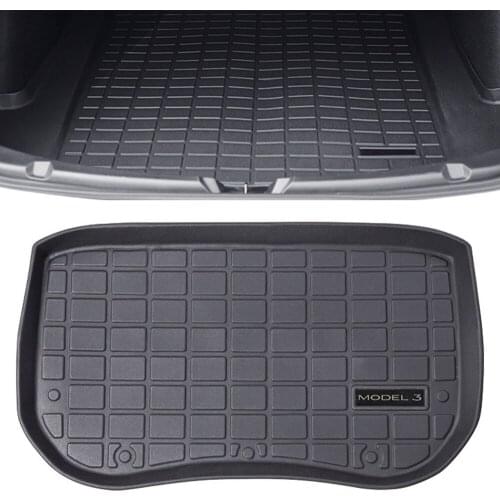 1pcs New Model3 Car Front Trunk Mat for Tesla Model 3 2021 Accessories Cargo Tray Storage Pads TPE Mats Waterproof Wearable