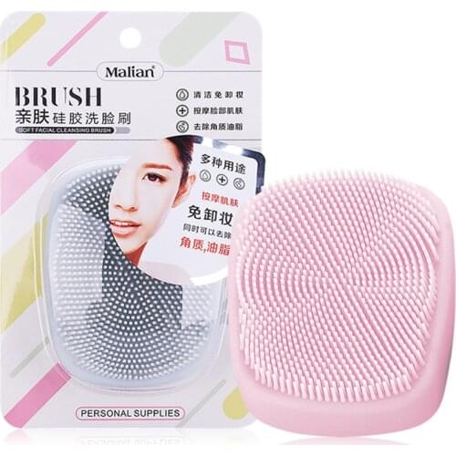 1PCs Silicone Glove Cleansing Brush Washing Pad Facial Blackhead Face Cleansing Brush Tool Soft Deep Cleaning Face Brush