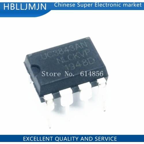 20PCS UC3843AN UC3843A DIP8 DIP UC3843 UC3843BN