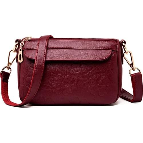 2019 Hot Sale Handbag New Fashion Small Shoulder Bag Women Messenger Simple soft leather shoulder baglet Bags for Women XZ-041