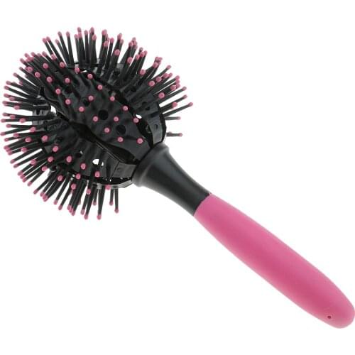 3D PRO Hair Brush, Round Ball Comb, Salon Home Use, Wavy Curling Hair Comb, Hair Care