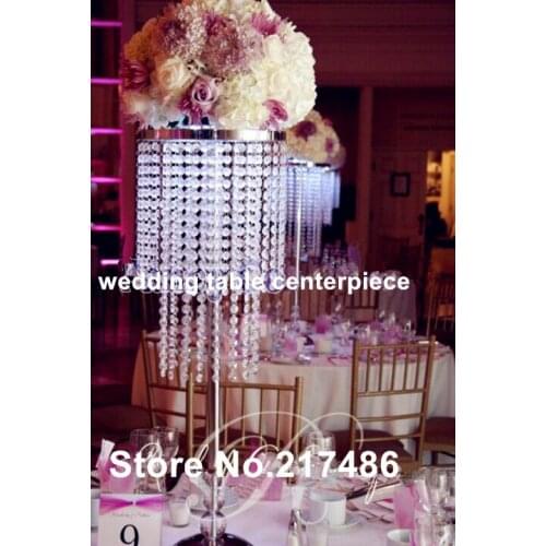 Wedding event favor round crystal acrylic centerpiece for table center decoration