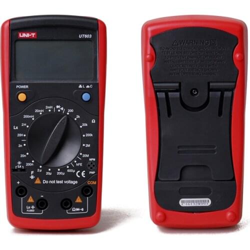 UNIT UT603 Multimeter professional measuring Resistance Inductor Capacitor diode / transistor / Continuity Buzzer