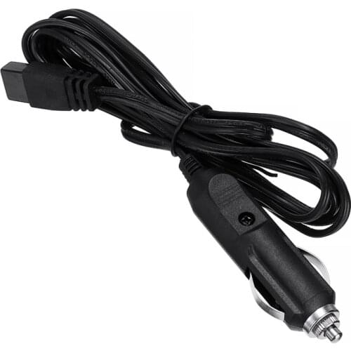 DC 12V 2M Cigarette Lighter Cables Plug 2 Pin Connection Lead Cable Wire Plug Suitable For Car Cooler Box Mini Fridge