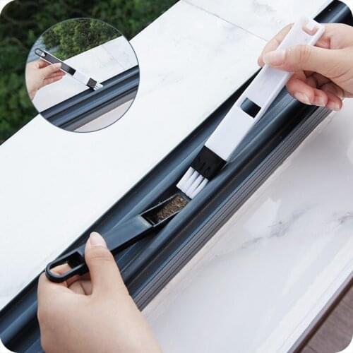 Keep Your Window Door Tracks Clean With This Tiny Brush And Dustpan.Computer Keyboard Or In Other Hard-To-Clean Places