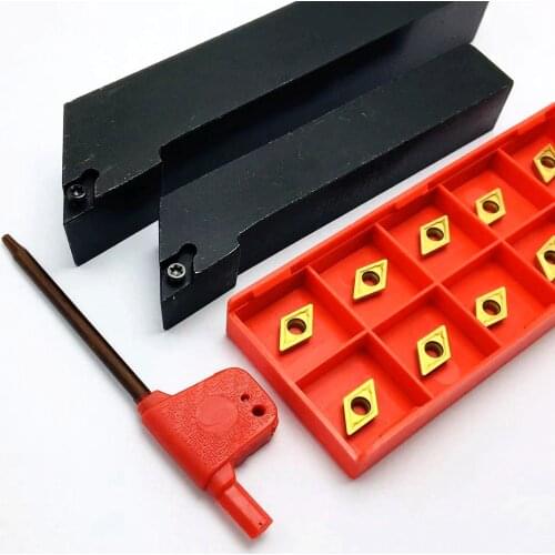 SDJCR1010H07 SDJCR1212H07 10 external turning tool holders DCMT070204 VP15TF UE6020 carbide inserts CNC lathe turning inserts