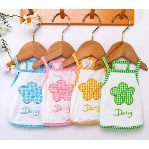 Summer Dog Dress Vest Cat Dog Skirt Cat Puppy Yorkshire Poodle Bichon Frise Pomeranian maltese Schnauzer Clothing Pet Dresses