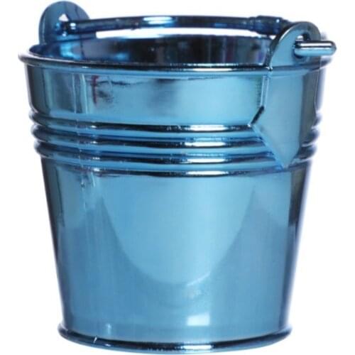 Small Plastic Bucket Tinplate Mini Keg Bathroom Household Kitchen Water Outdoor Garden Watering Flower Container Gadget Decor