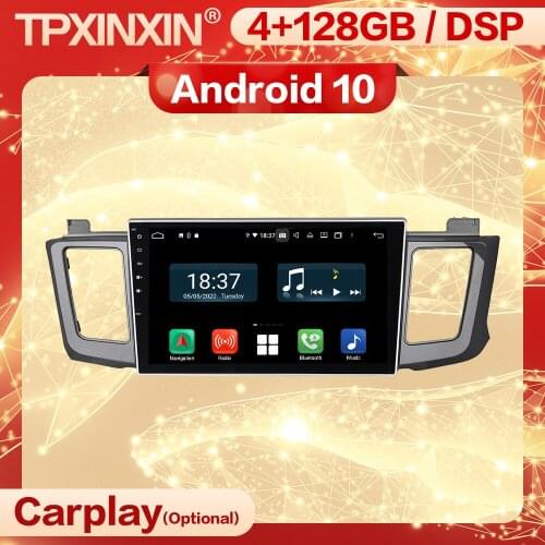 Carplay 2 Din Android Screen Multimedia Stereo Receiver For Toyota RAV4 2012 2013 2014 2015 GPS IPS Radio Audio Player Head Unit